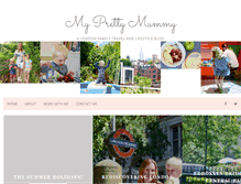 Tablet Screenshot of myprettymummy.com